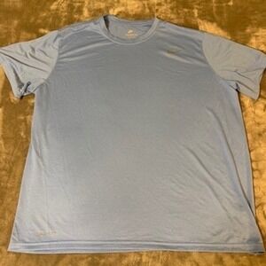 Nike Dri-FIT Mens XXL T-Shirt Light Blue Short Sleeve Athletic Training Top
